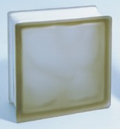 Стеклоблок Star Glass цветной матовый двухсторонний Бронза