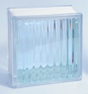 Стеклоблок Star Glass интерьерный бесцветный Полоска